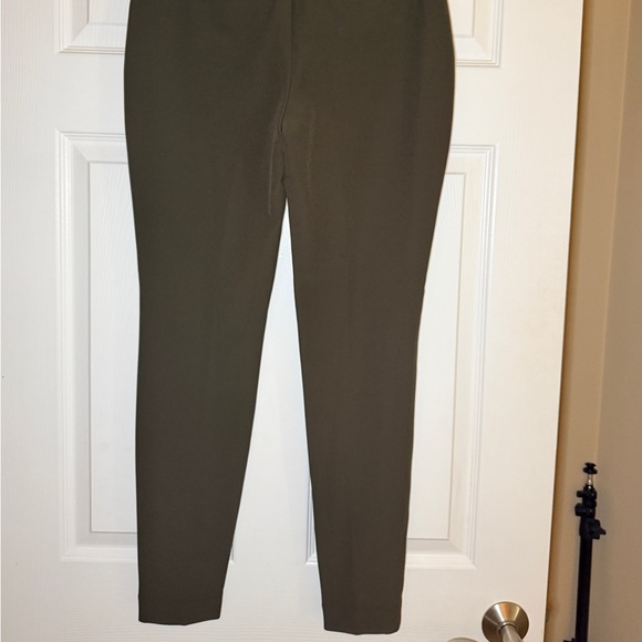 Express Editor High Rise Olive Green Trousers - Picture 2 of 2
